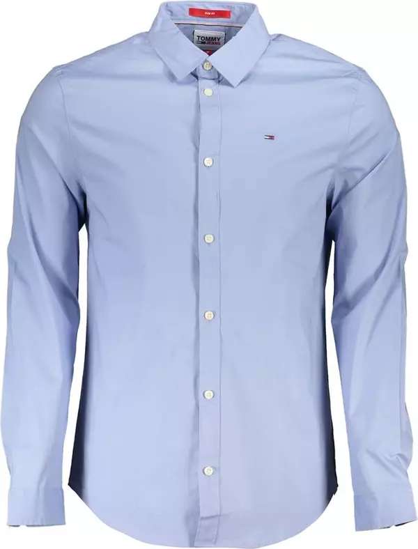 Azure Cotton Men's Shirt