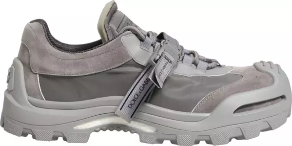 Gray Airmaster Panelled Low Top Men Sneakers Shoes