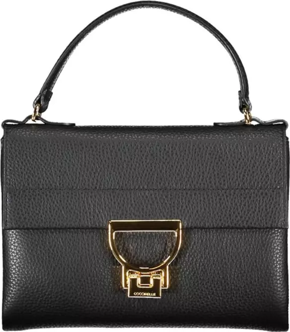 Black Leather Women Handbag