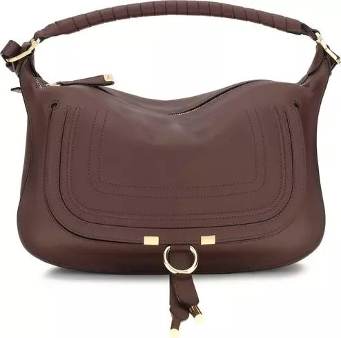 Bordeaux Calf Leather Bos Taurus Shoulder Bag