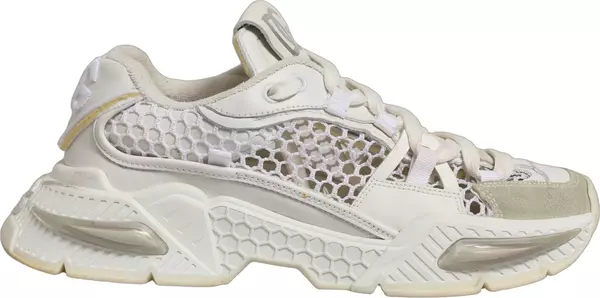 White Airmaster Mesh Low Top Sneakers Shoes