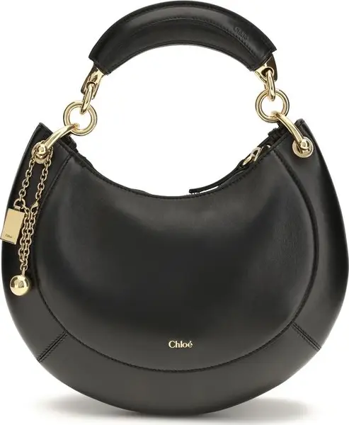 Black Calf Leather Bos Taurus Shoulder Bag