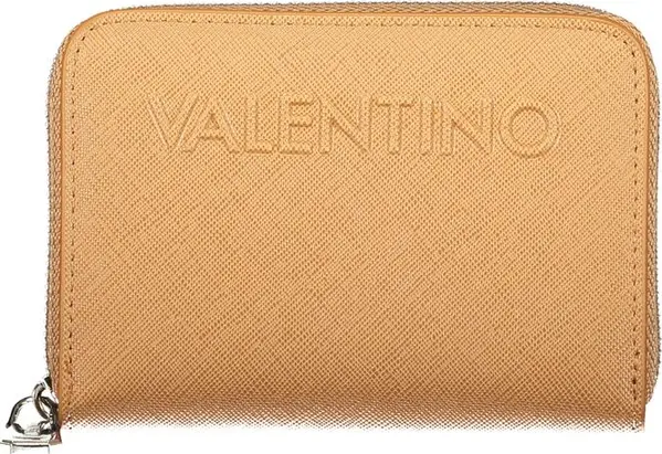 Brown Polyurethane Women's Wallet