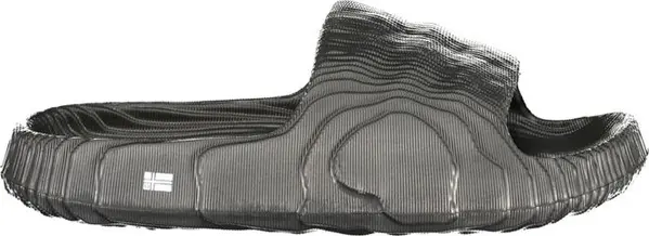 Black Polyurethane Men Slipper