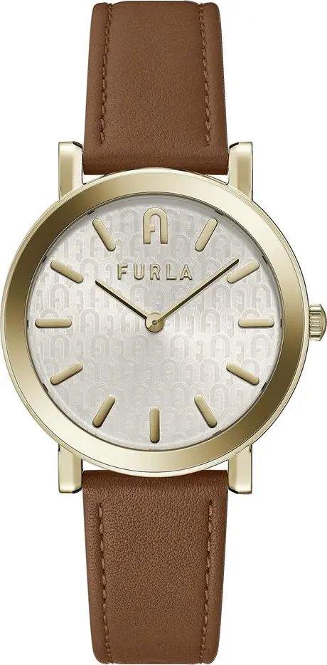 Brown Leather Dress Watch