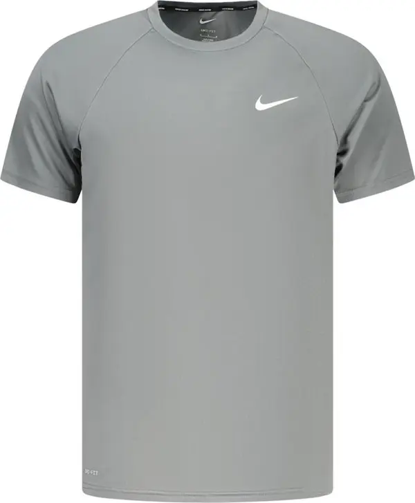 Gray Polyester Men's T-Shirt