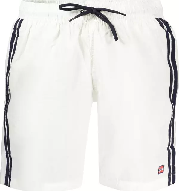 Bianco Polyamide Men's Swimwear
