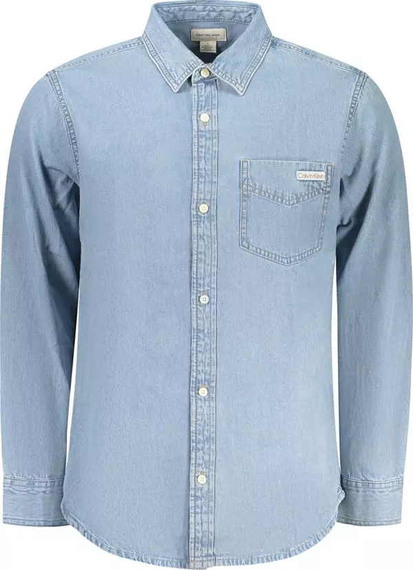 Azzurro Cotton Men's Shirt