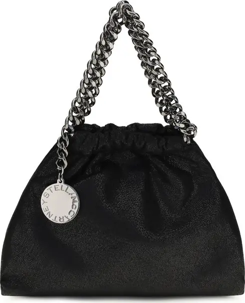Black Polyester Handbag
