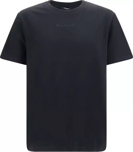 Black Cotton T-Shirt