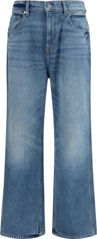 Blue Cotton Relaxed Fit Jeans