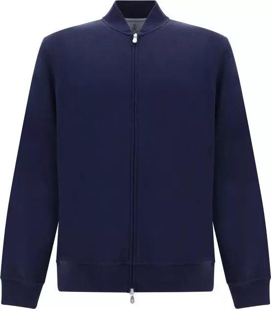 Blue Cotton Sweatshirt