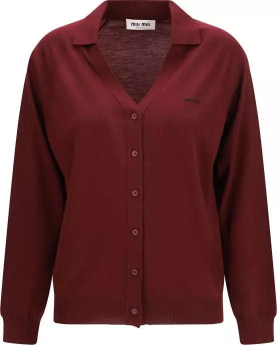 Bordeaux Wool Oves Aries Cardigan