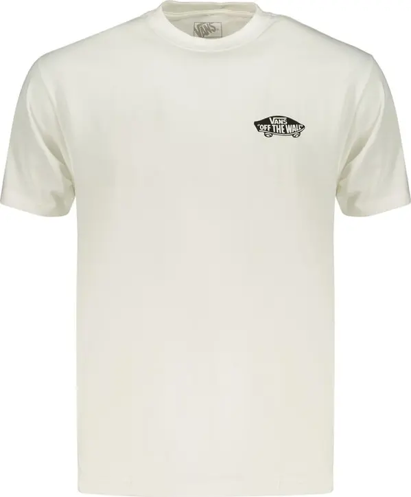 White Cotton Men's T-Shirt