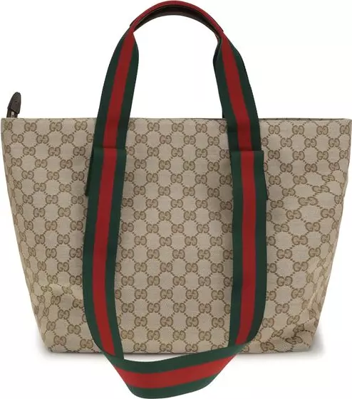 Beige Polyester Shoulder Bag