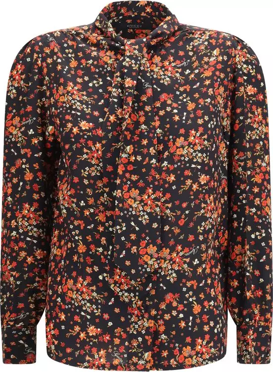 Multicolor Silk Shirt