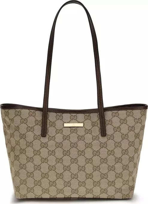 Beige Polyester Handbag