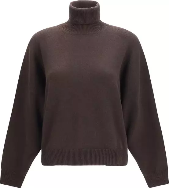 Brown Cashmere Turtleneck