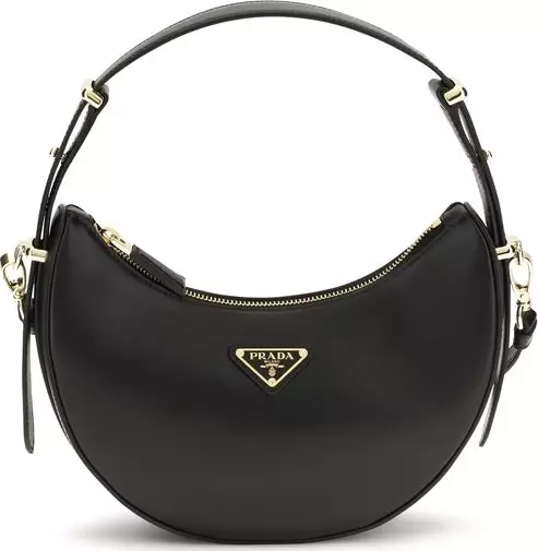 Black Calf Leather Bos Taurus Shoulder Bag
