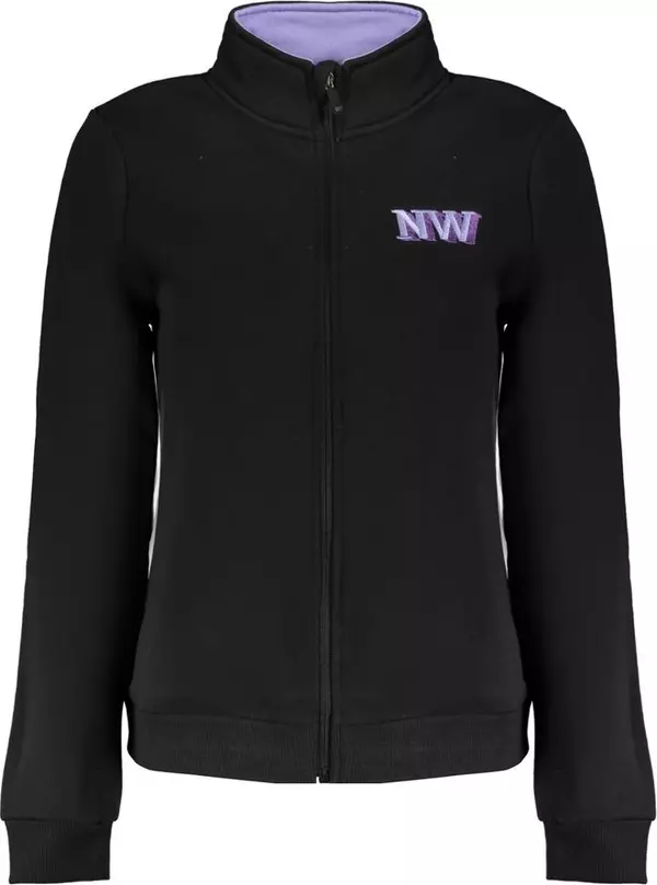 Black Cotton Women's Sweatshirt