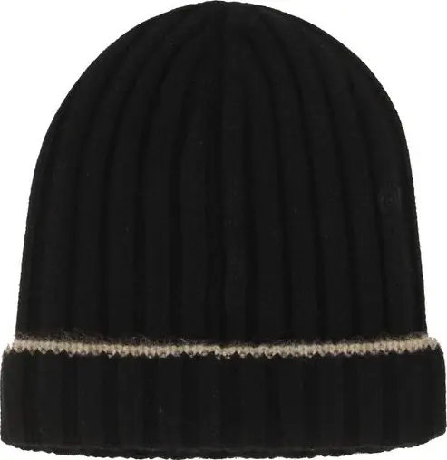 Black Cashmere Beanie