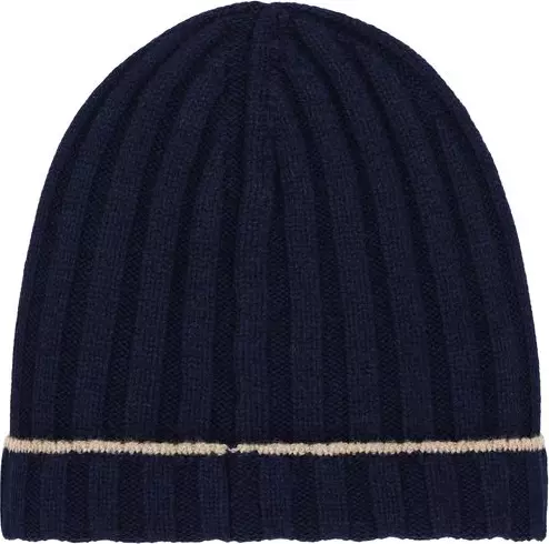 Blue Cashmere Beanie