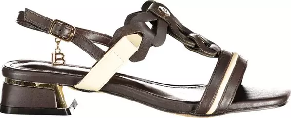 Brown Polyurethane Women's Sandal