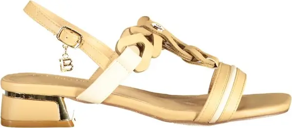 Beige Polyurethane Women's Sandal