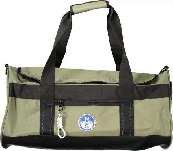 Green Polyester Men's Bag