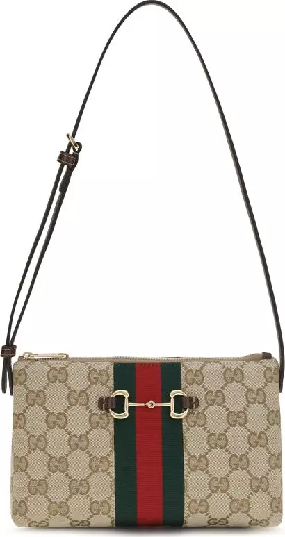 Beige Polyester Handbag