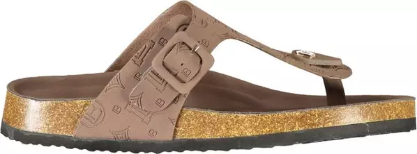 Brown Polyurethane Women's Sandal