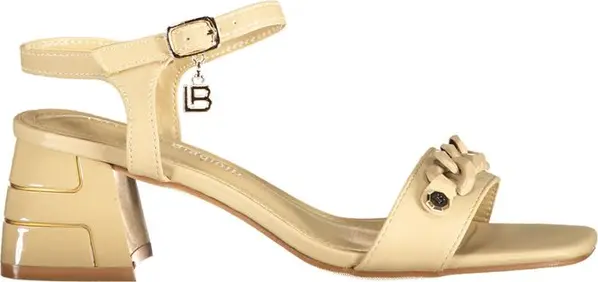 Beige Polyurethane Women Sandal