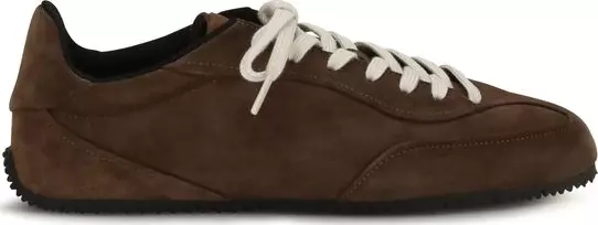 Brown Calf Leather Bos Taurus Low Top Sneakers