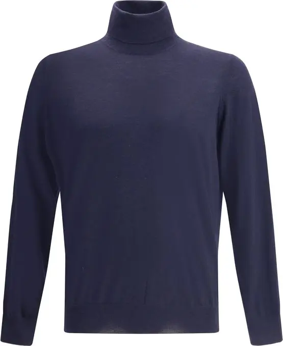 Blue Wool Oves Aries Turtleneck