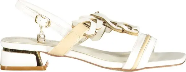 White Polyurethane Women's Sandal