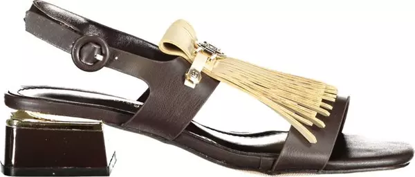Brown Polyurethane Women's Sandal