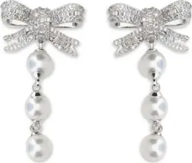 Silver Brass Earrings
