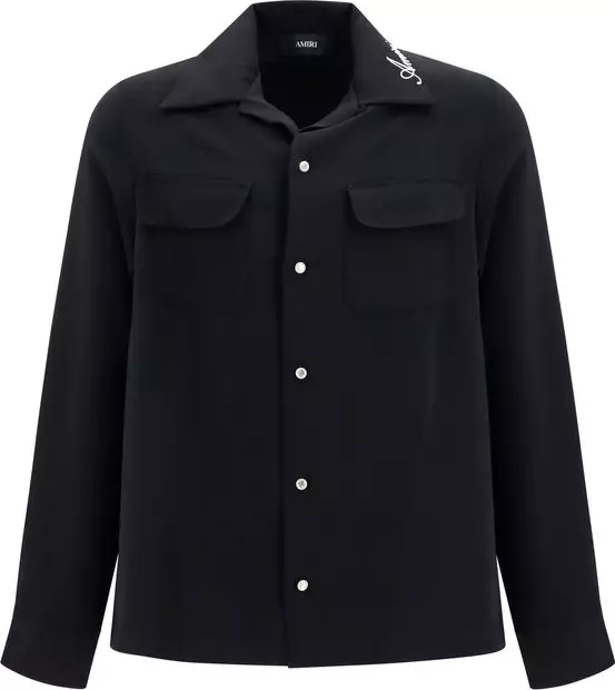 Black Polyester Shirt