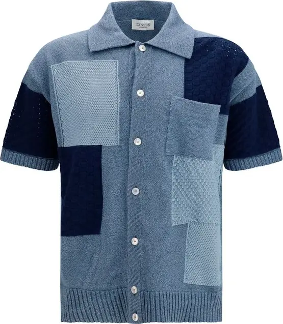 Blue Cotton Cardigan