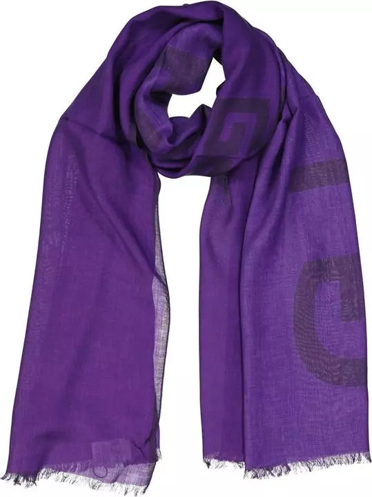 Purple Cashmere Scarf