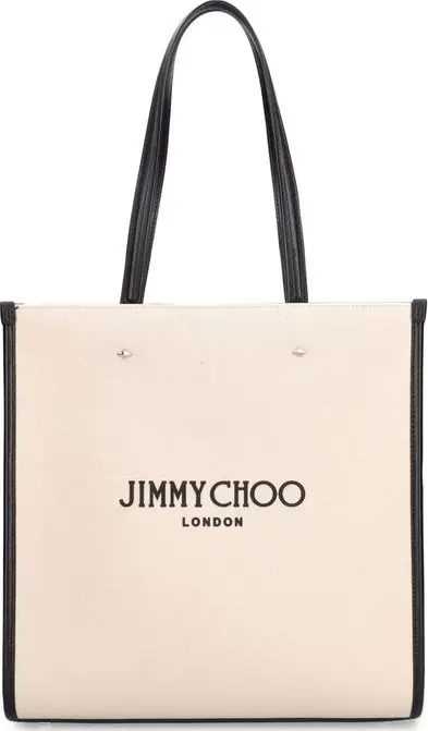 Beige Canvas Tote Bag