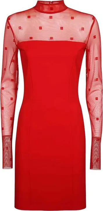 Multicolor Elastane Cocktail Dress