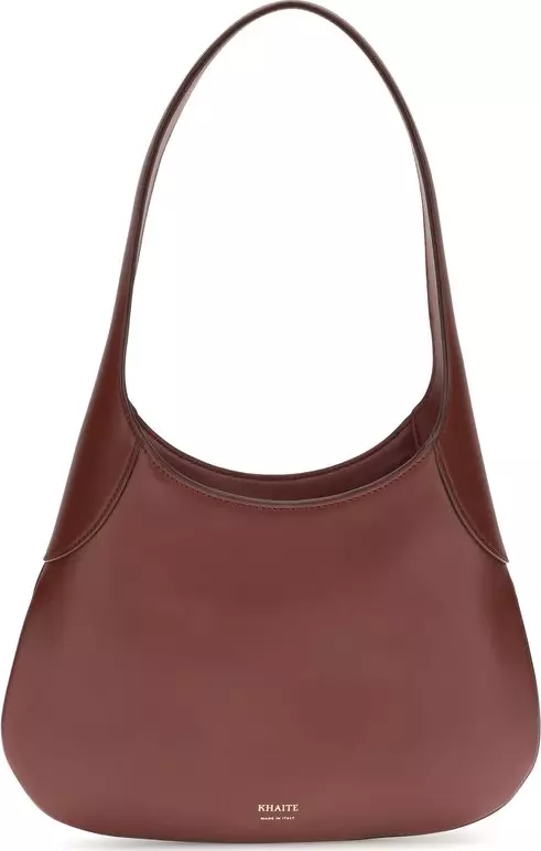 Bordeaux Calf Leather Bos Taurus Shoulder Bag