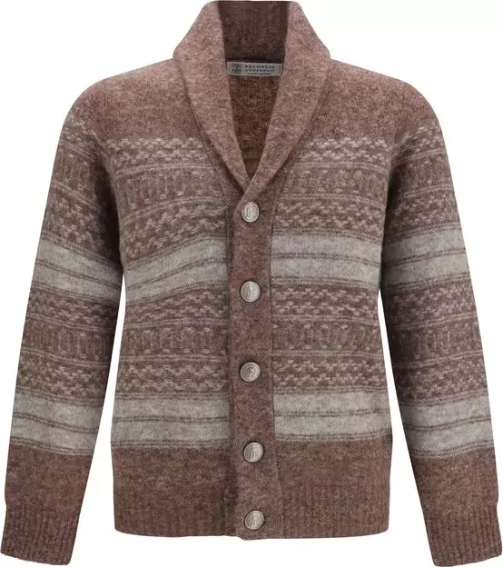 Bordeaux Alpaca Vicugna Pacos Cardigan