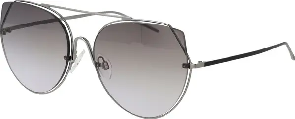 Gray Metal Sunglasses