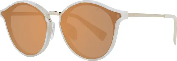 Beige Plastic Sunglasses