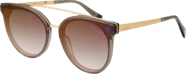 Brown Metal Sunglasses
