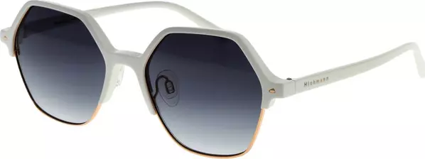 White Acetate Sunglasses