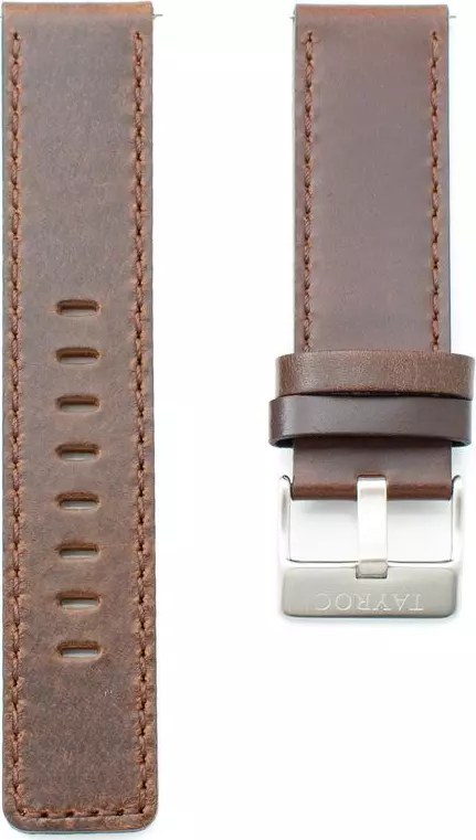 Brown Leather Dress Watch