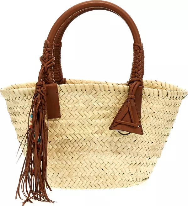 Brown Marabou Handbag
